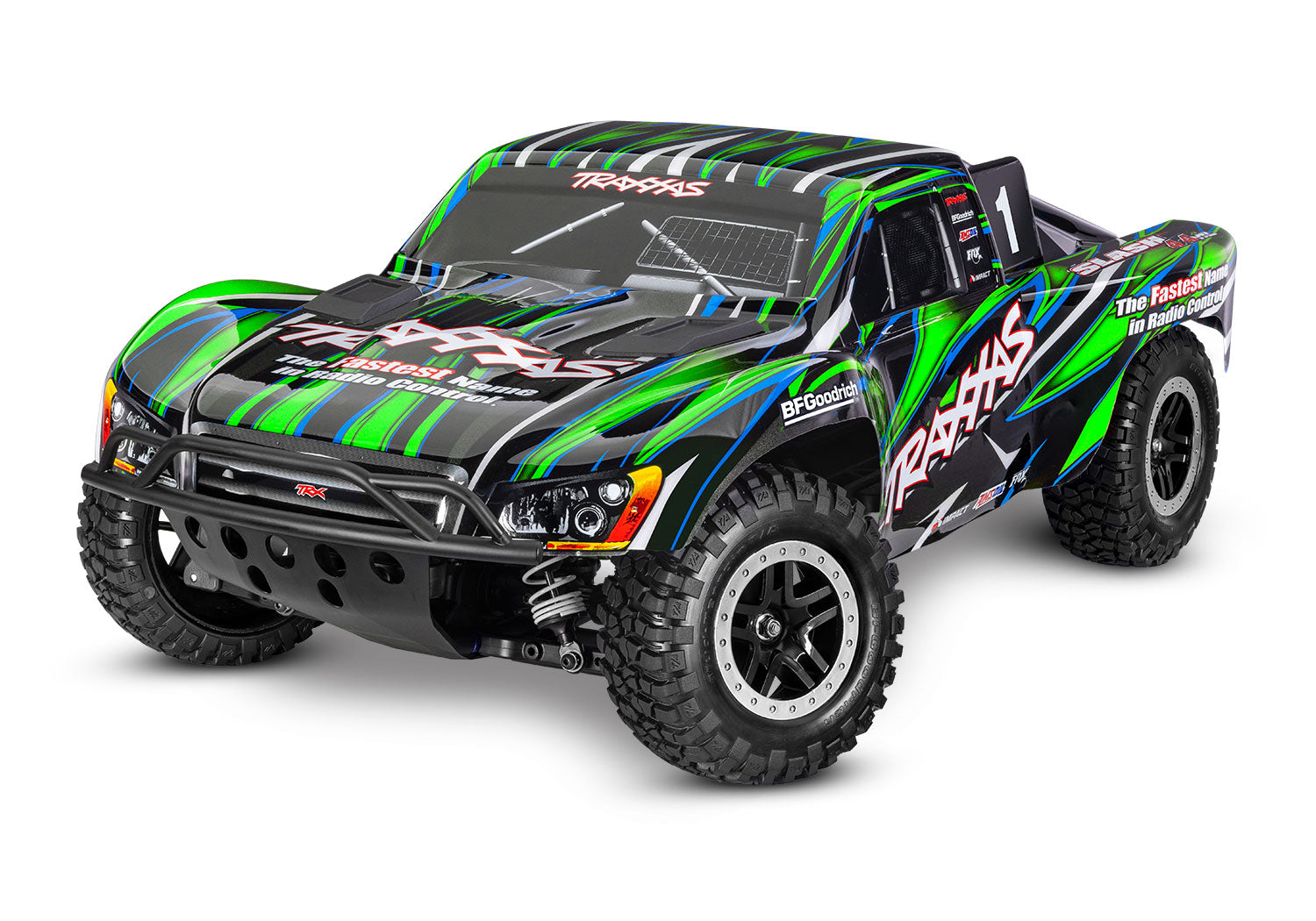 Traxxas Slash VXL 1/10 RTR 4x4 Brushless Short Course Truck (Green) w/TQi 2.4GHz Radio & Link Module