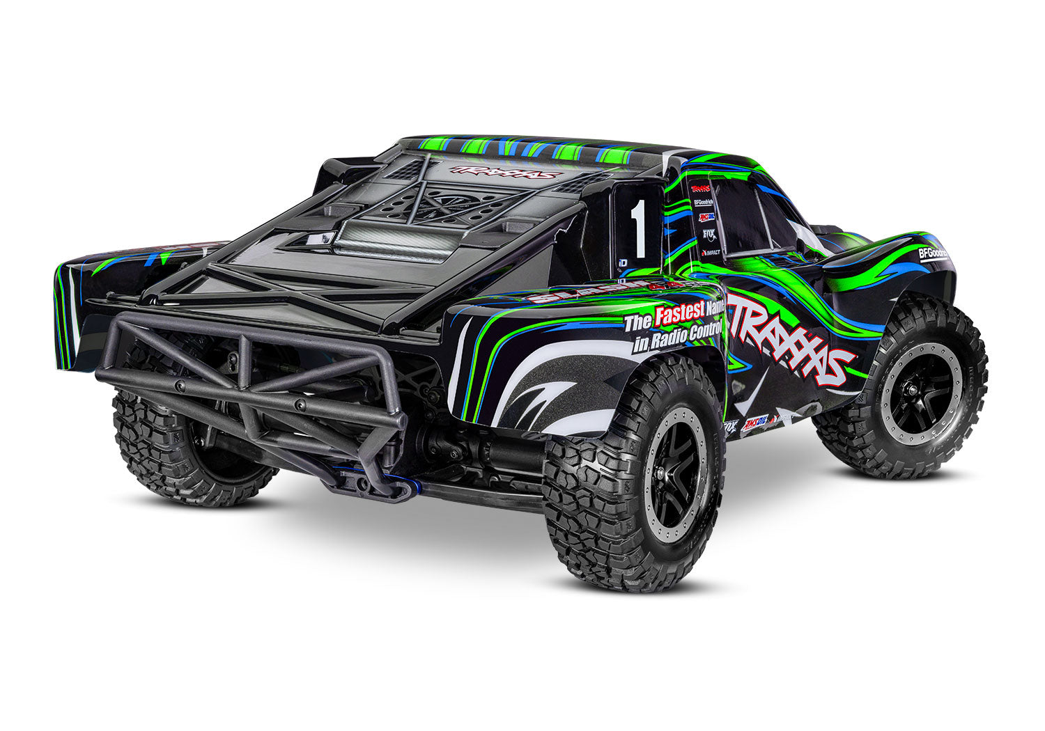 Traxxas Slash VXL 1/10 RTR 4x4 Brushless Short Course Truck (Green) w/TQi 2.4GHz Radio & Link Module