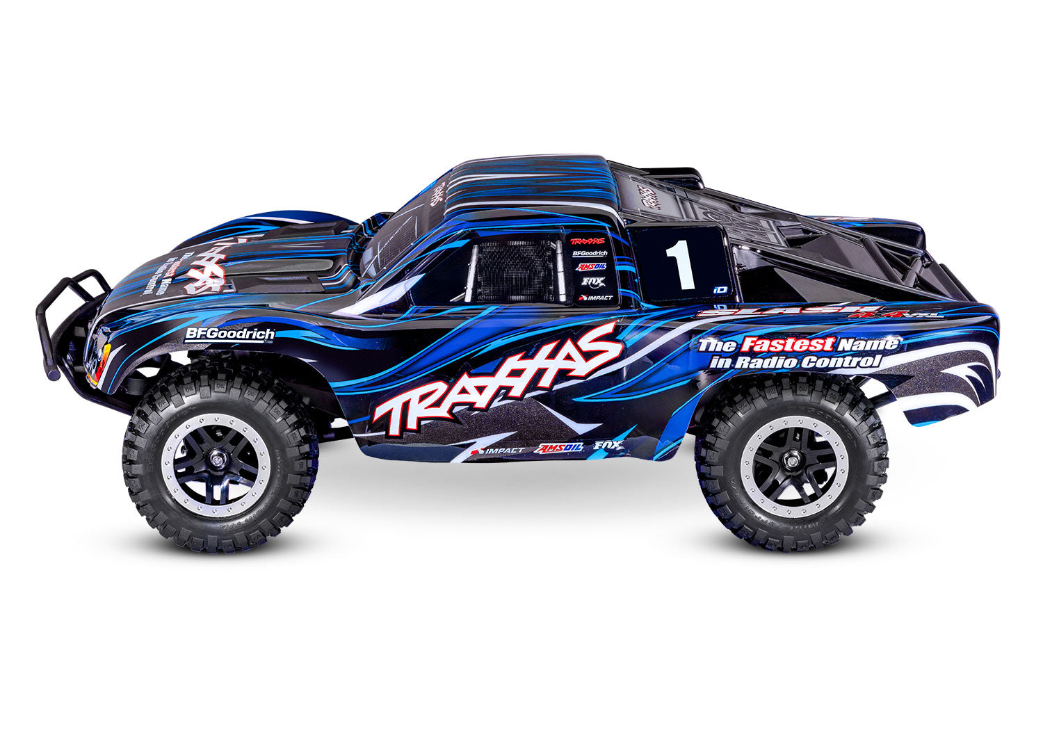 Traxxas Slash VXL 1/10 RTR 4X4 Brushless Short Course Truck (Blue) w/TQi 2.4GHz Radio & Link Module