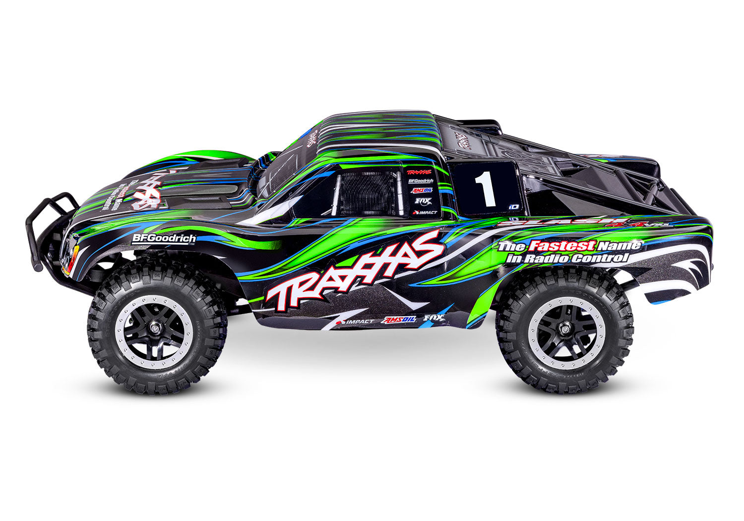 Traxxas Slash VXL 1/10 RTR 4x4 Brushless Short Course Truck (Green) w/TQi 2.4GHz Radio & Link Module