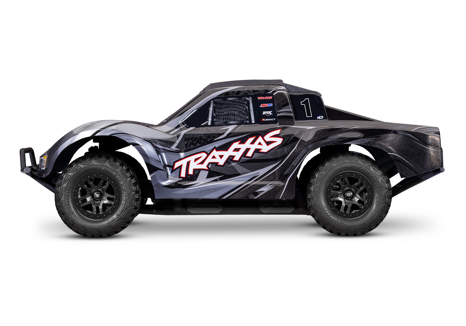 Traxxas Slash VX3 1/10 RTR 4X4 Brushless Short Course Truck (Black) w/VX3 ESC, TQi™ Sport 2.4GHz Radio & TSM