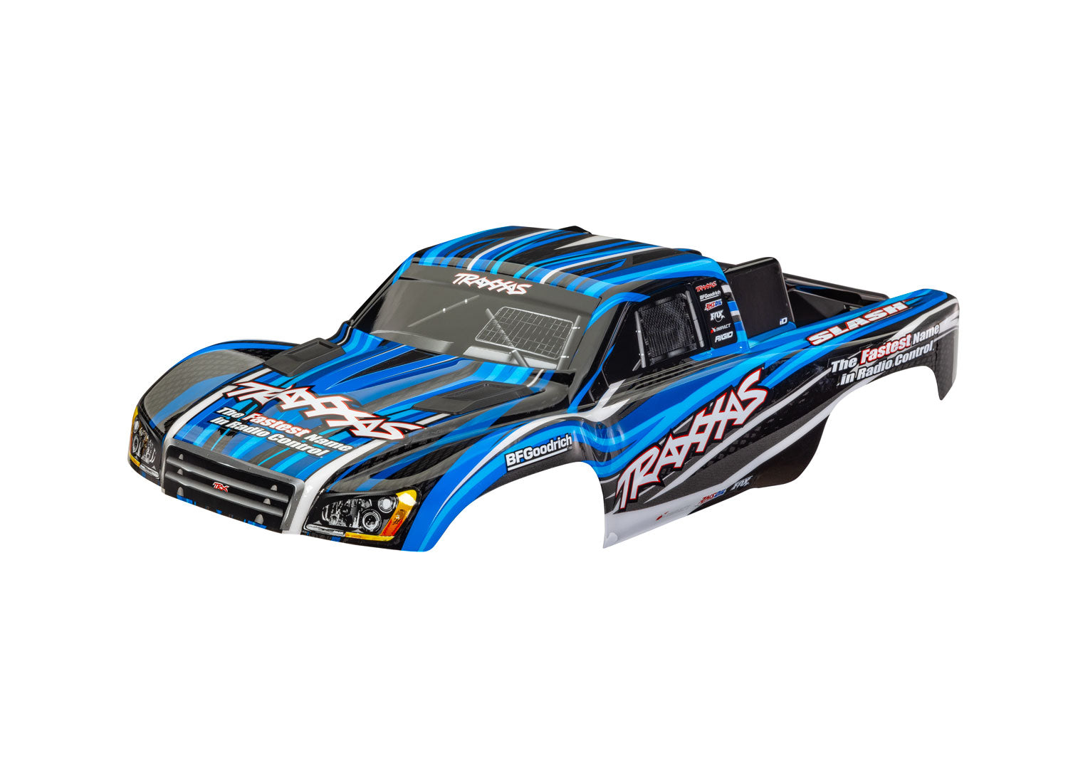 Traxxas Slash 4x4 Pre-Painted Clipless Body (Blue)