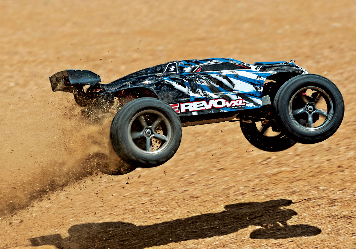 Traxxas E-Revo VXL Brushless 1/16 4WD RTR Monster Truck (Purple) w/VXL-3m ESC, TQi 2.4GHz Radio, Battery & USB-C Charger