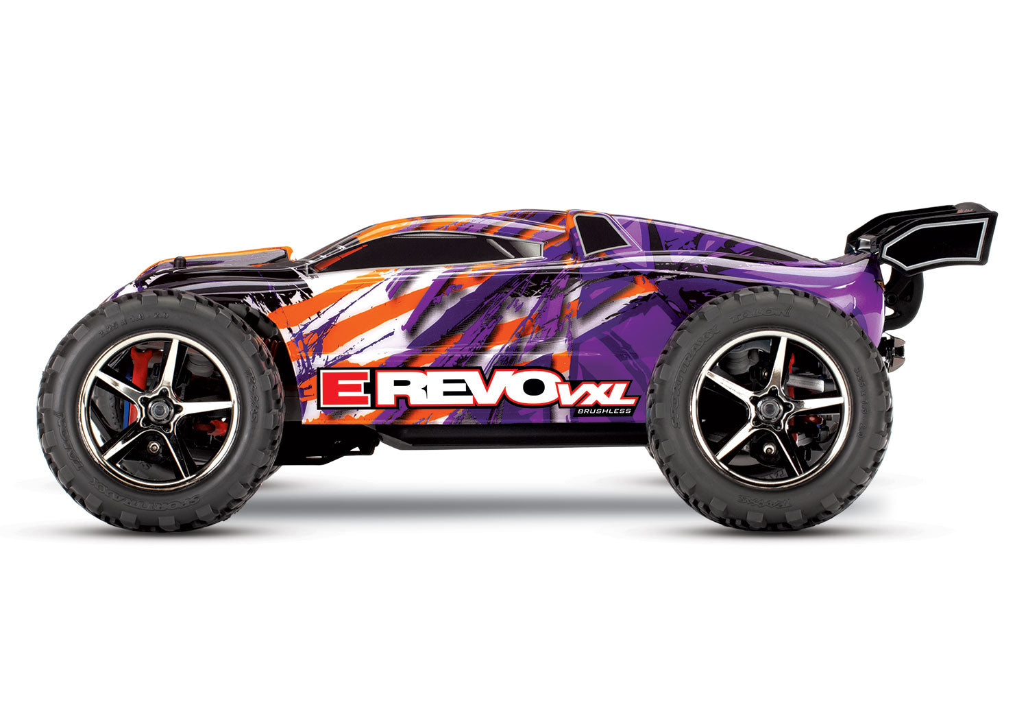 Traxxas E-Revo VXL Brushless 1/16 4WD RTR Monster Truck (Purple) w/VXL-3m ESC, TQi 2.4GHz Radio, Battery & USB-C Charger