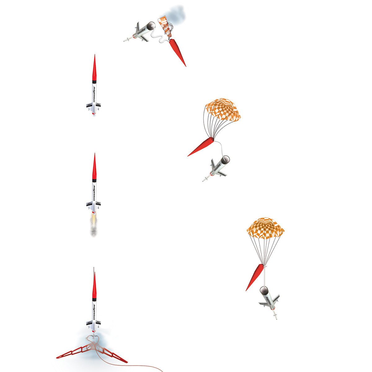 Estes Crossfire ISX Rocket Kit (Skill Level 1)
