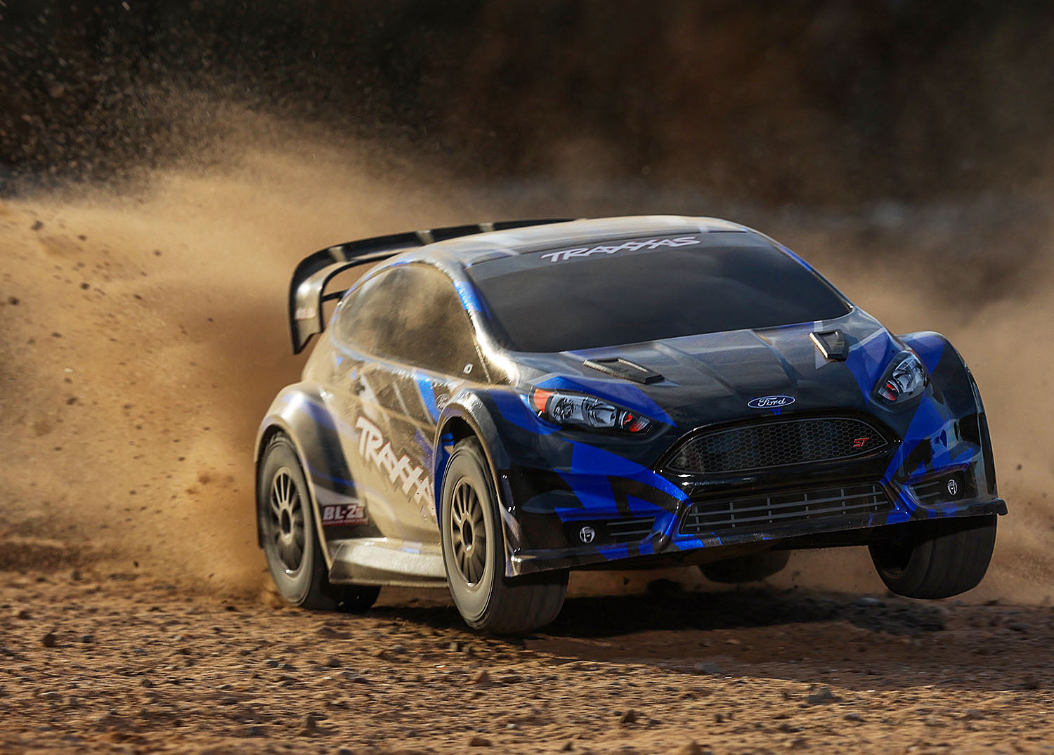 Traxxas Ford Fiesta 4x4 BL-2S Brushless 1/10 RTR AWD Rally Car (Blue) w/BL-2S ESC, TQ 2.4GHz Radio