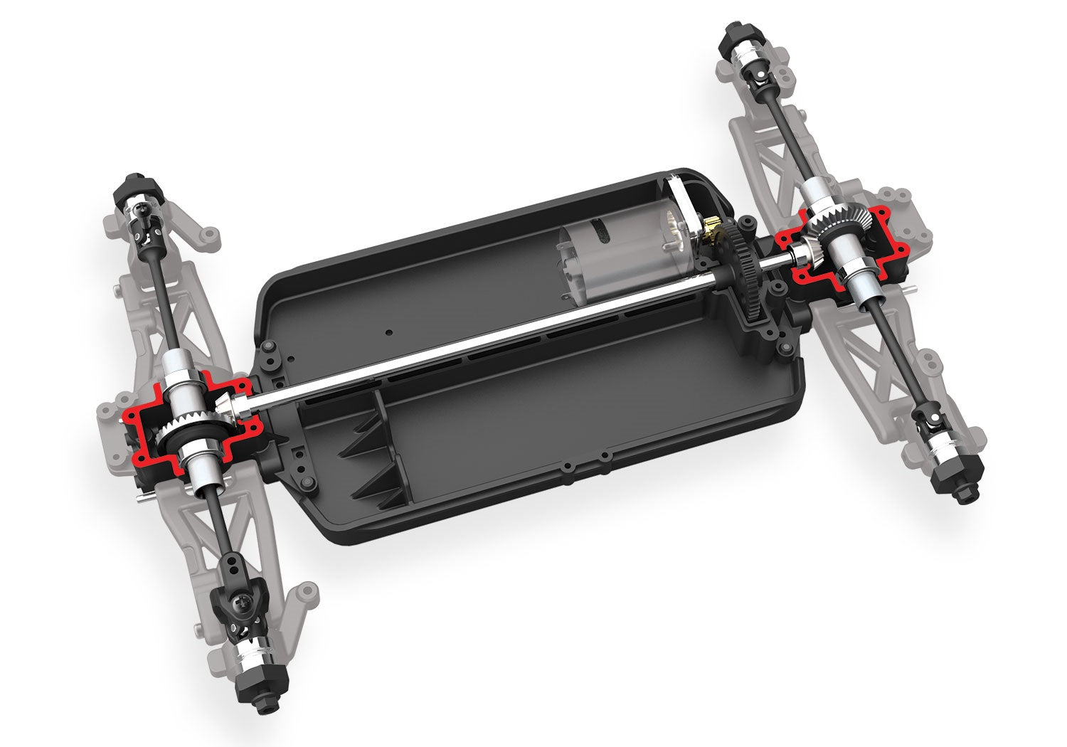 Traxxas LaTrax Desert Prerunner 1/18 4WD RTR Short Course Truck (Red) w/2.4GHz Radio, Battery & AC Charger