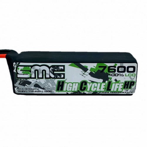 SMC Racing HCL-HP 14.8V 7600mAh 150C G10 Protection Plates (SC5 Connector)