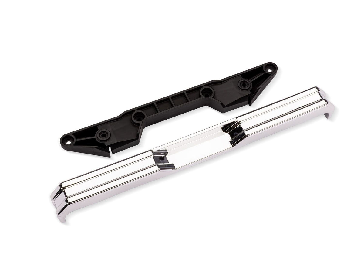Traxxas X-Truck BIGFOOT #8 4X4 Chrome Rear Bumper w/ Support