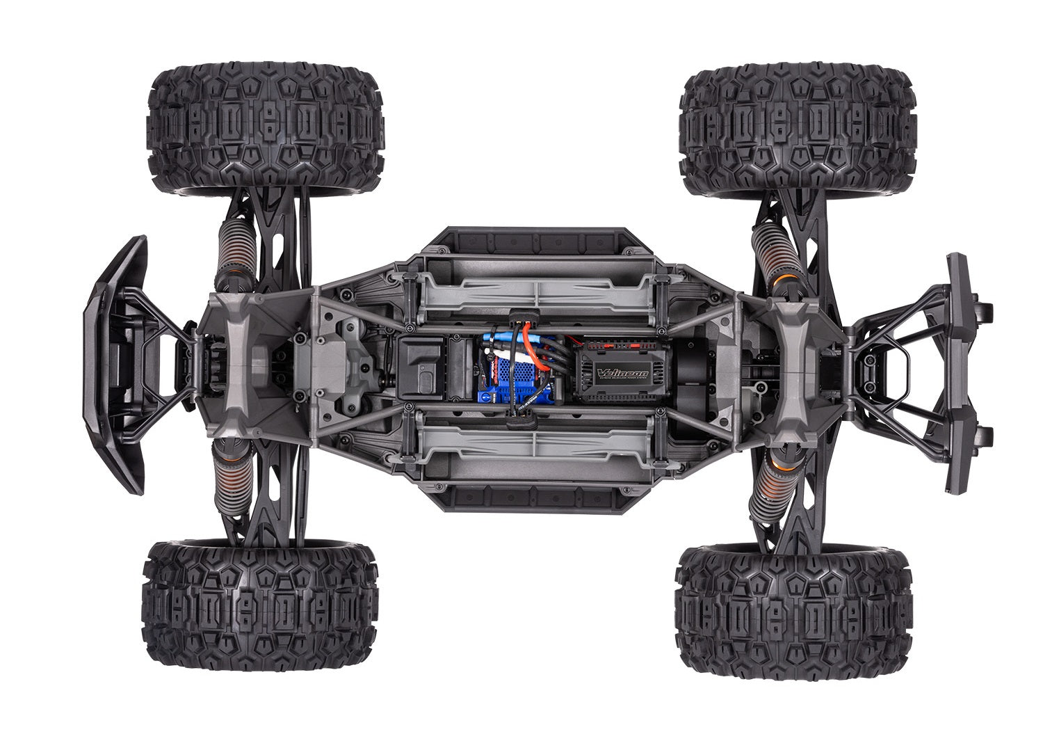 Traxxas X-Maxx 8S 1/5 4WD Brushless RTR Monster Truck (Orange) w/2.4GHz TQi Radio, TSM & Belted Tires (Copy)