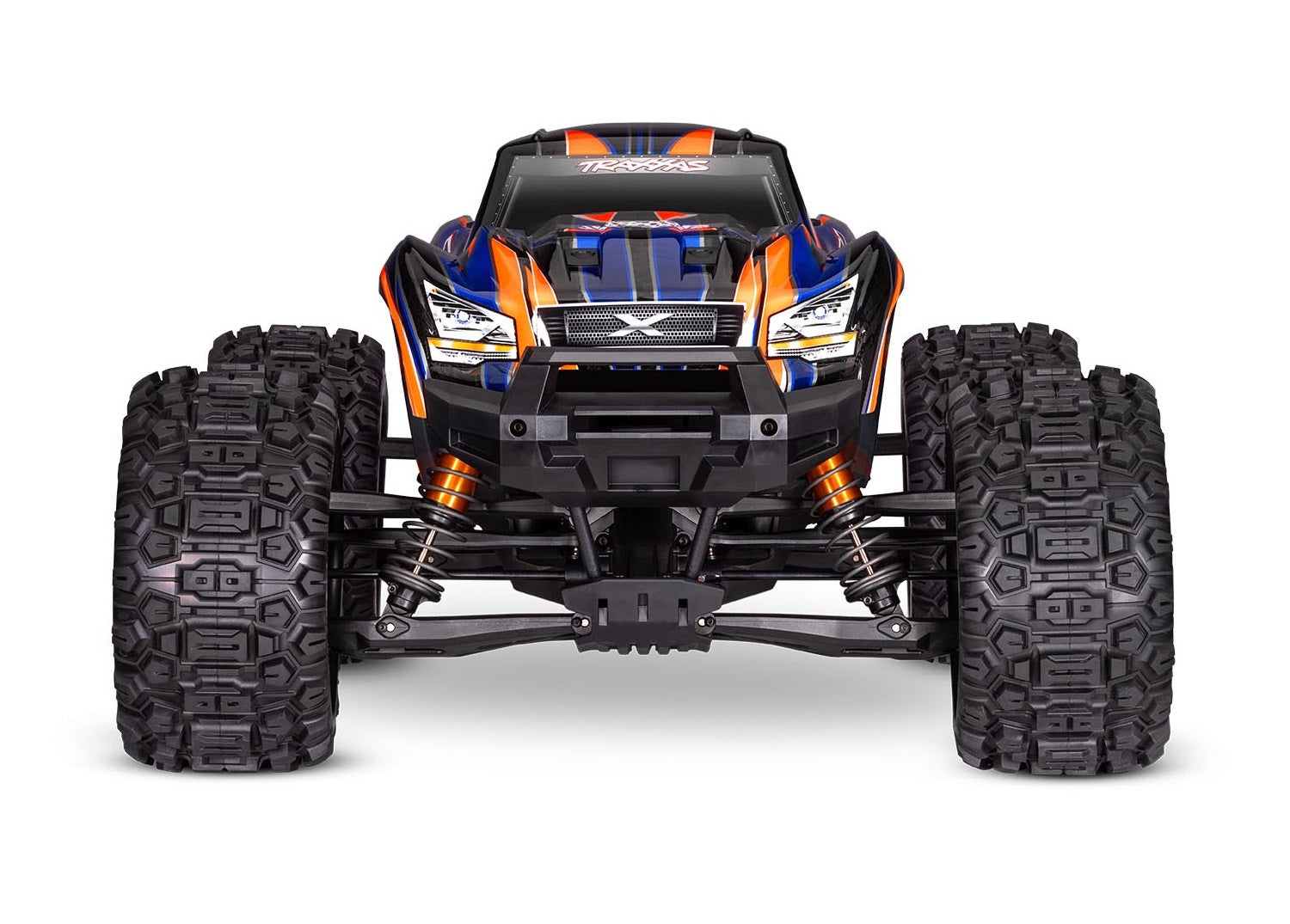 Traxxas X-Maxx 8S 1/5 4WD Brushless RTR Monster Truck (Orange) w/2.4GHz TQi Radio, TSM & Belted Tires (Copy)