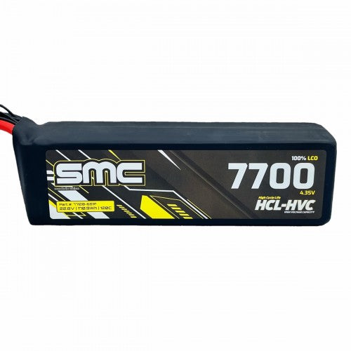 SMC Racing HCL-HVC 22.8V-7700mAh 120C G10 Protection Plates (Traxxas connector)
