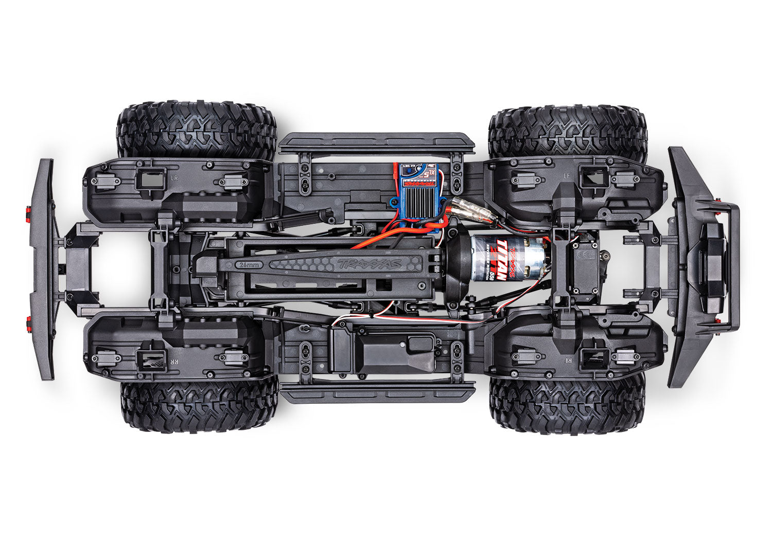 Traxxas TRX-4 Sport High Trail Edition 1/10 Scale Trail Rock Crawler (Gray) w/TQ 2.4GHz Radio
