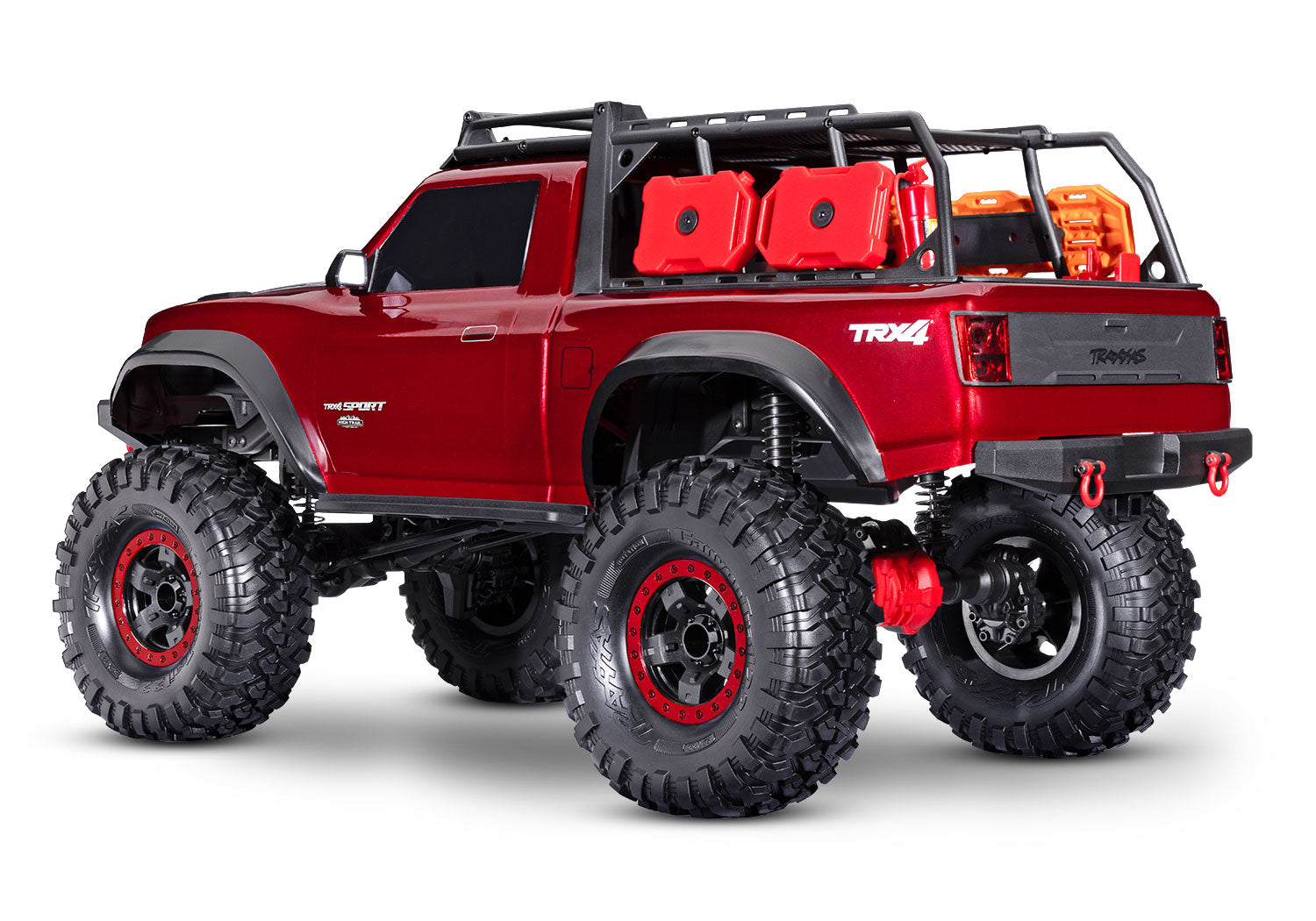 Traxxas TRX-4 Sport High Trail Edition 1/10 Scale Trail Rock Crawler (Red) w/TQ 2.4GHz Radio