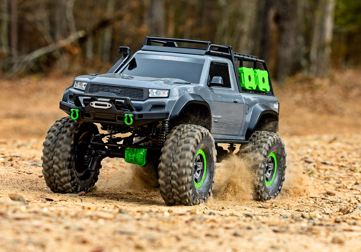 Traxxas TRX-4 Sport High Trail Edition 1/10 Scale Trail Rock Crawler (Gray) w/TQ 2.4GHz Radio