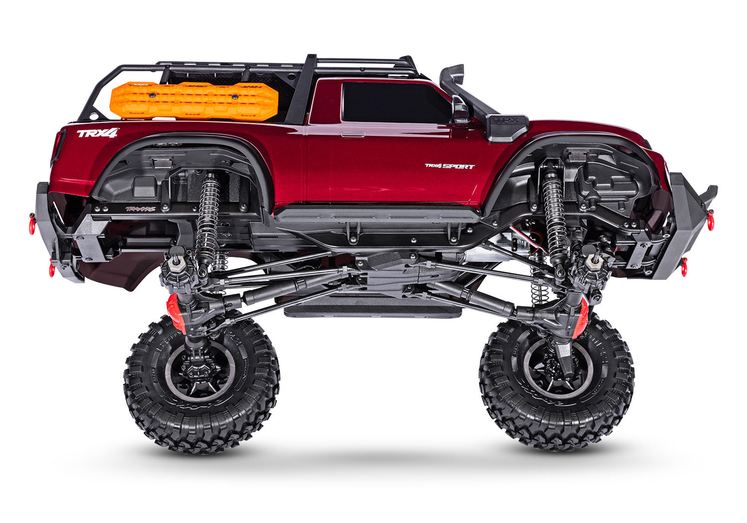 Traxxas TRX-4 Sport High Trail Edition 1/10 Scale Trail Rock Crawler (Red) w/TQ 2.4GHz Radio