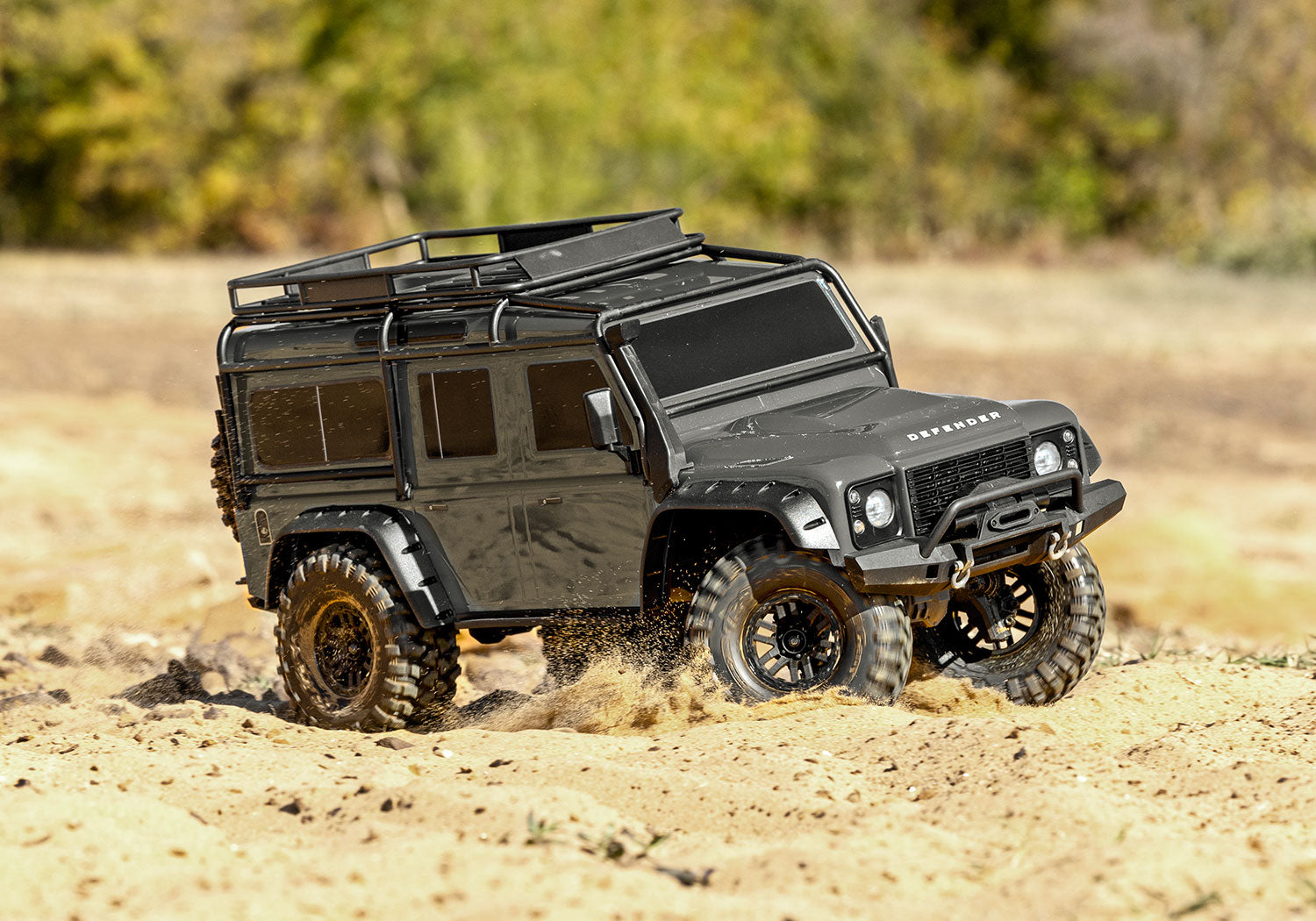 Traxxas TRX-4 1/10 Scale & Trail Rock Crawler w/Land Rover Defender Body (Sand) w/XL-5 ESC & TQi 2.4GHz Radio
