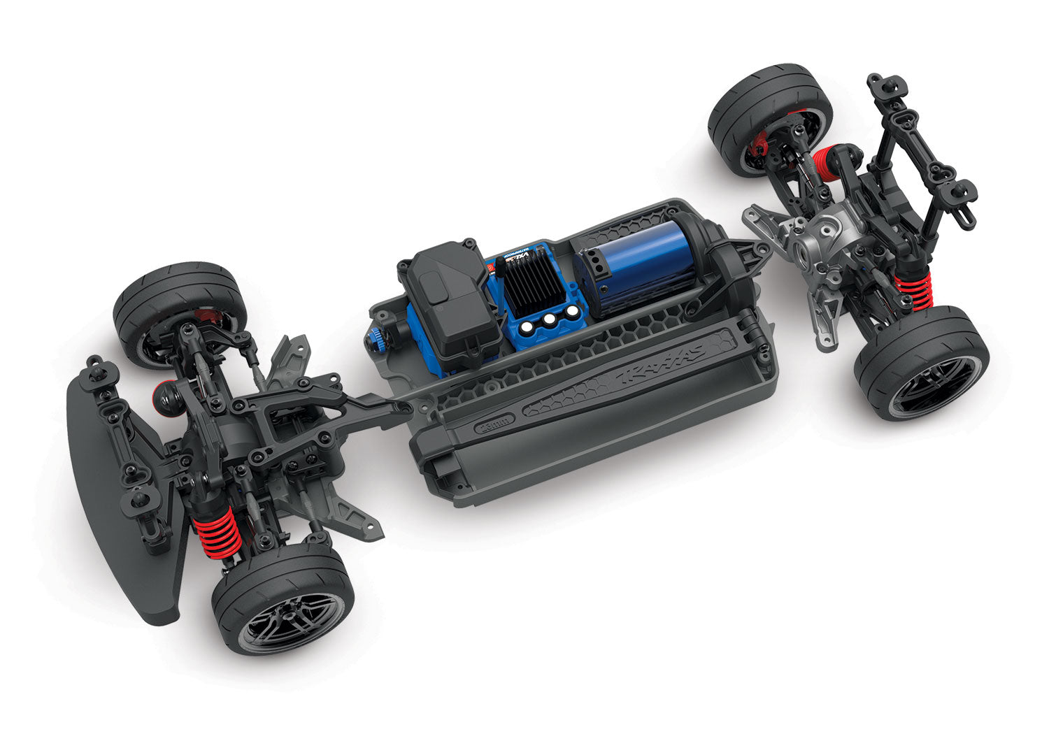 Traxxas 4-Tec 2.0 VXL 1/10 Brushless RTR Touring Car Chassis (NO Body) w/TQi 2.4GHz Radio & TSM