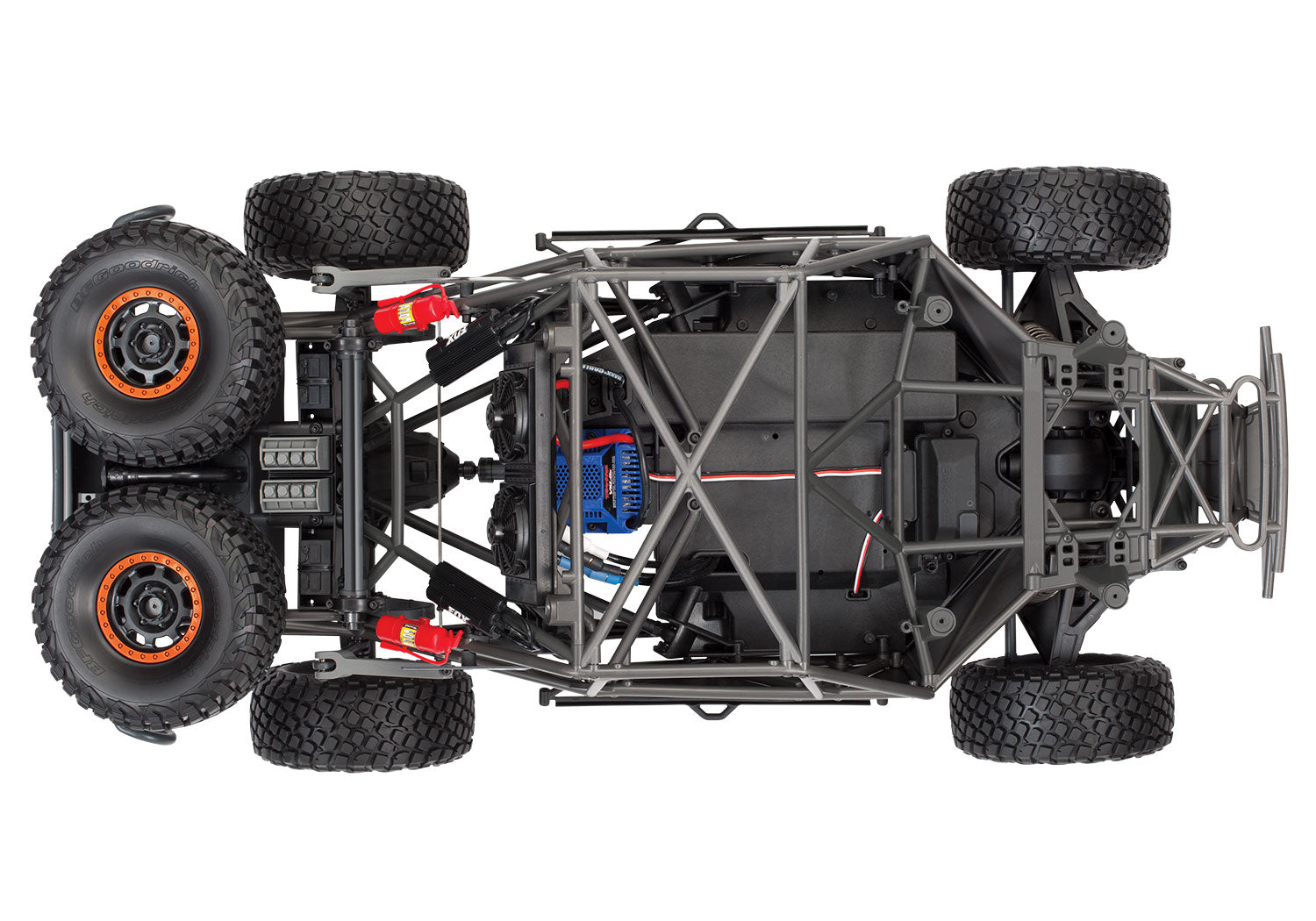Traxxas Unlimited Desert Racer UDR 6S RTR 4WD Race Truck (Fox) w/LED Lights & TQi 2.4GHz Radio