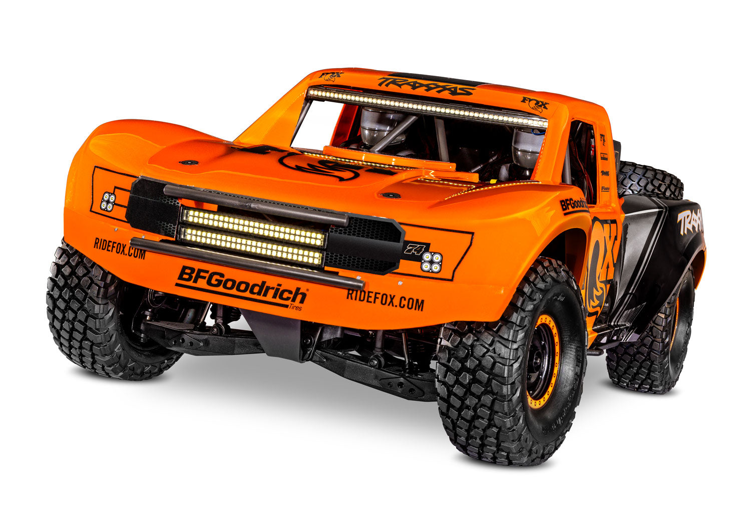 Traxxas Unlimited Desert Racer UDR 6S RTR 4WD Race Truck (Fox) w/LED Lights & TQi 2.4GHz Radio