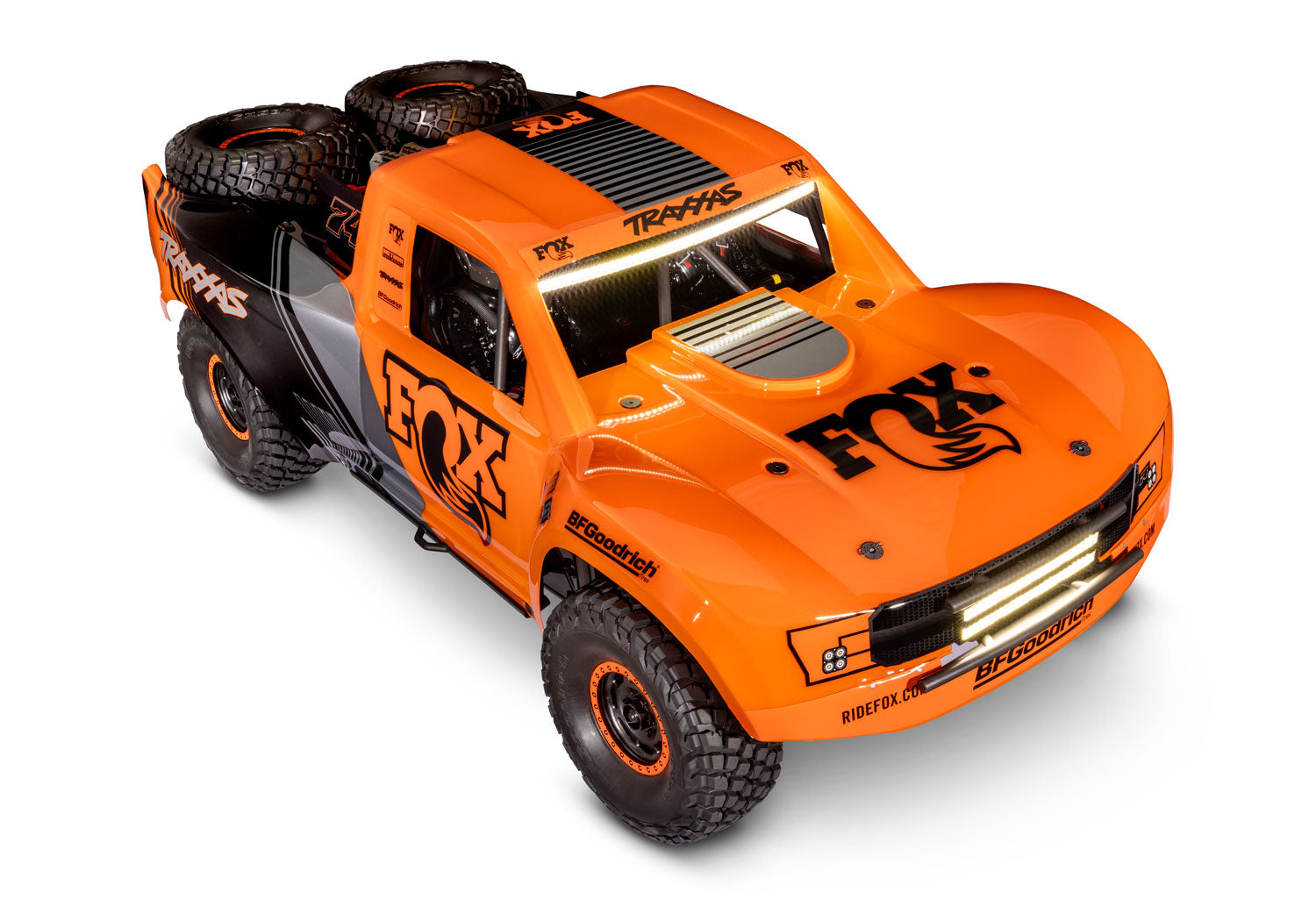 Traxxas Unlimited Desert Racer UDR 6S RTR 4WD Race Truck (Fox) w/LED Lights & TQi 2.4GHz Radio