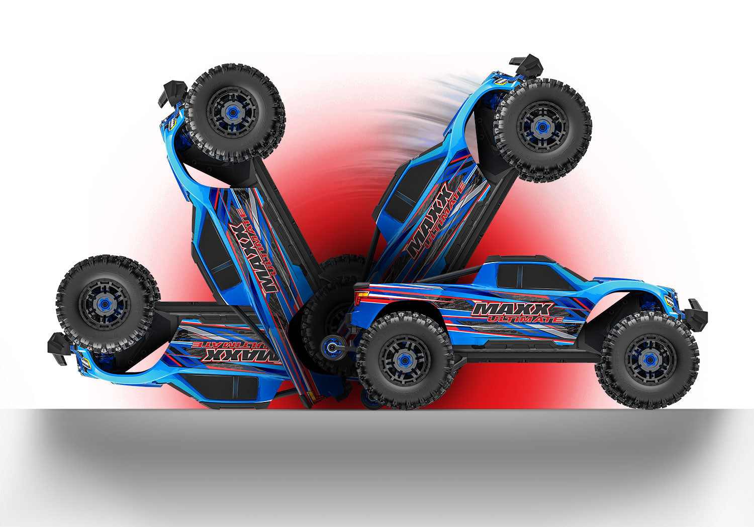 Traxxas Maxx Ultimate 4S 4WD Brushless RTR Monster Truck (Blue ) w/TQi 2.4GHz Radio & TSM (Copy)
