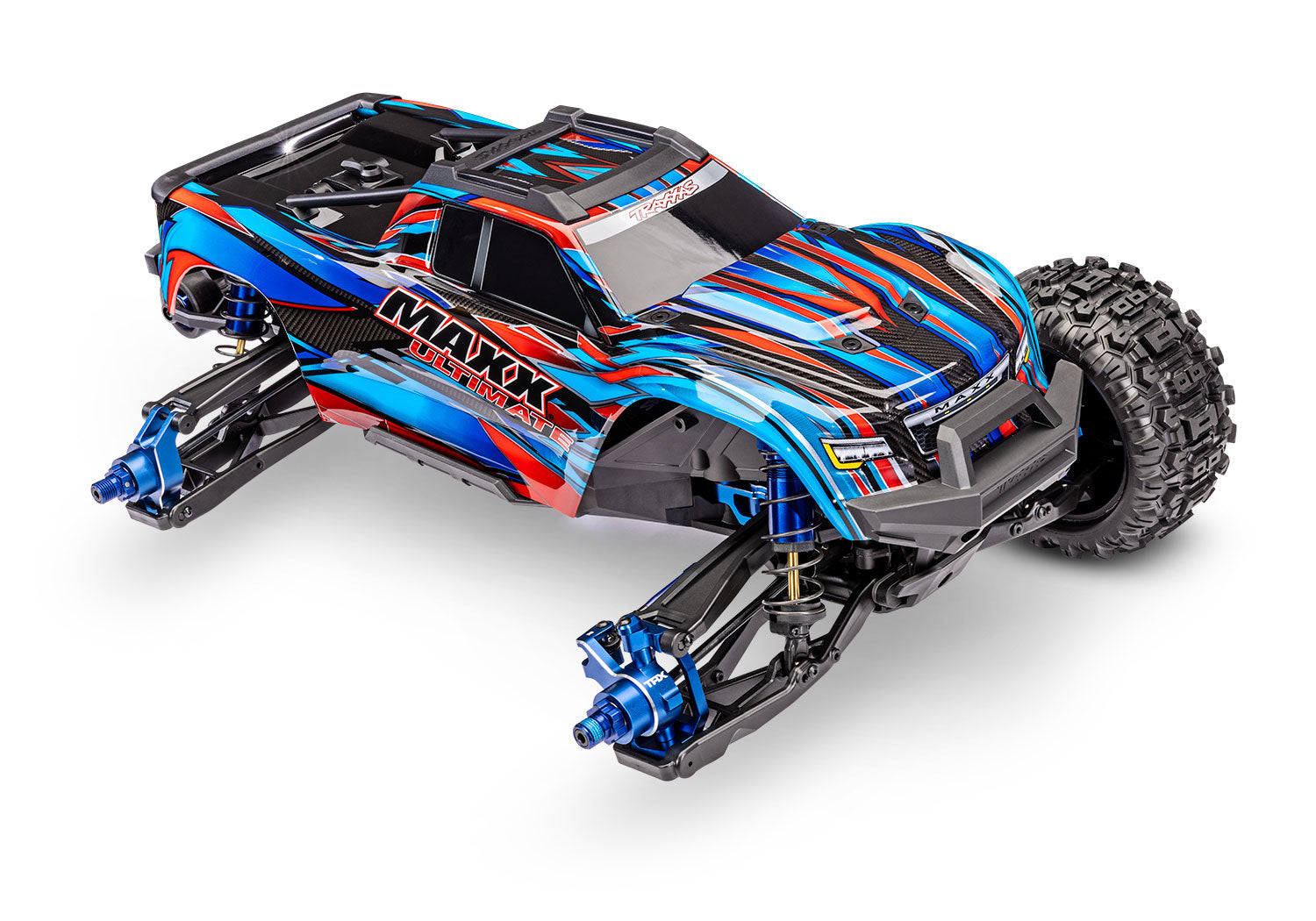 Traxxas Maxx Ultimate 4S 4WD Brushless RTR Monster Truck (Blue ) w/TQi 2.4GHz Radio & TSM (Copy)