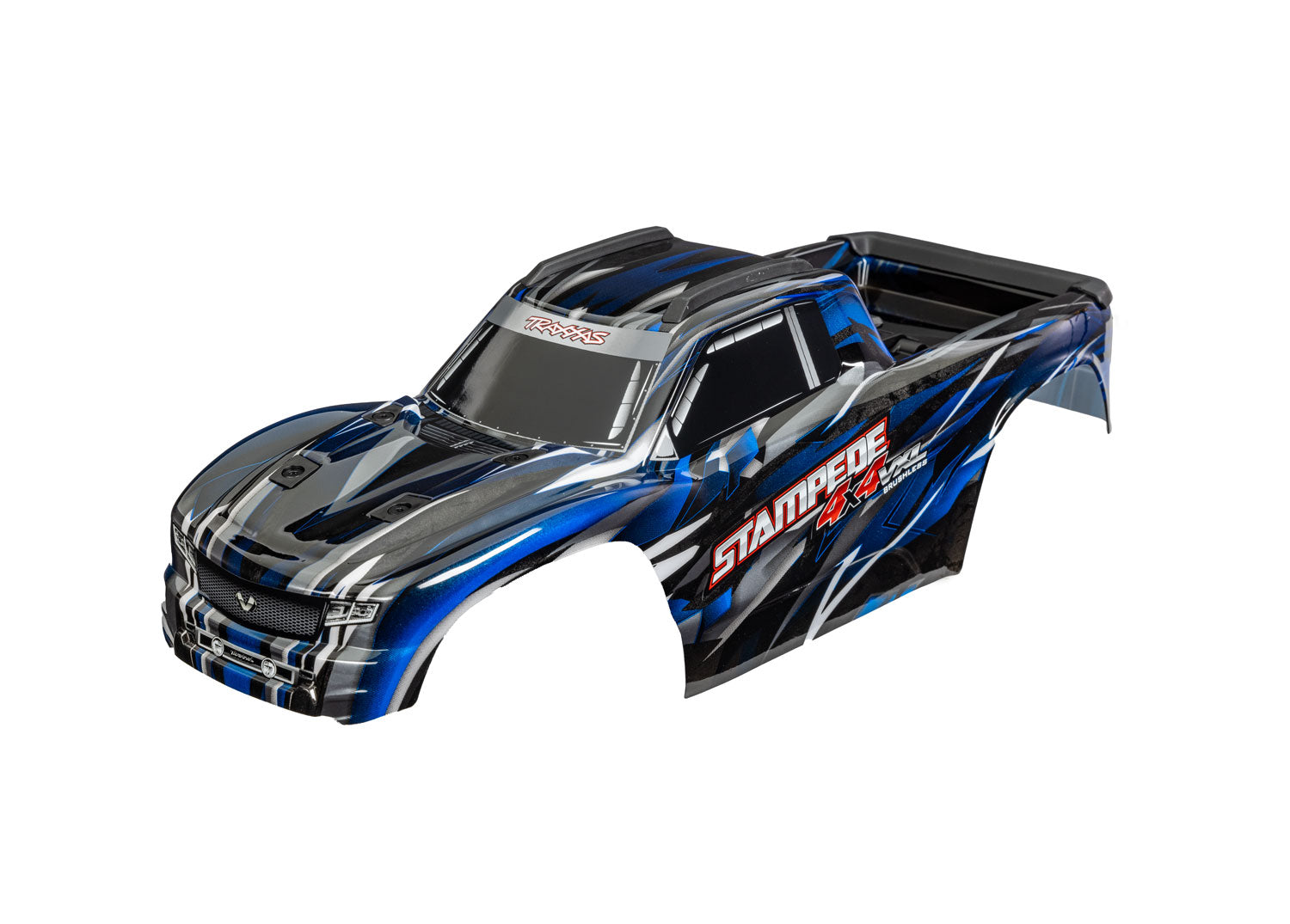 Traxxas Stampede 4X4 VXL Blue Clipless Body