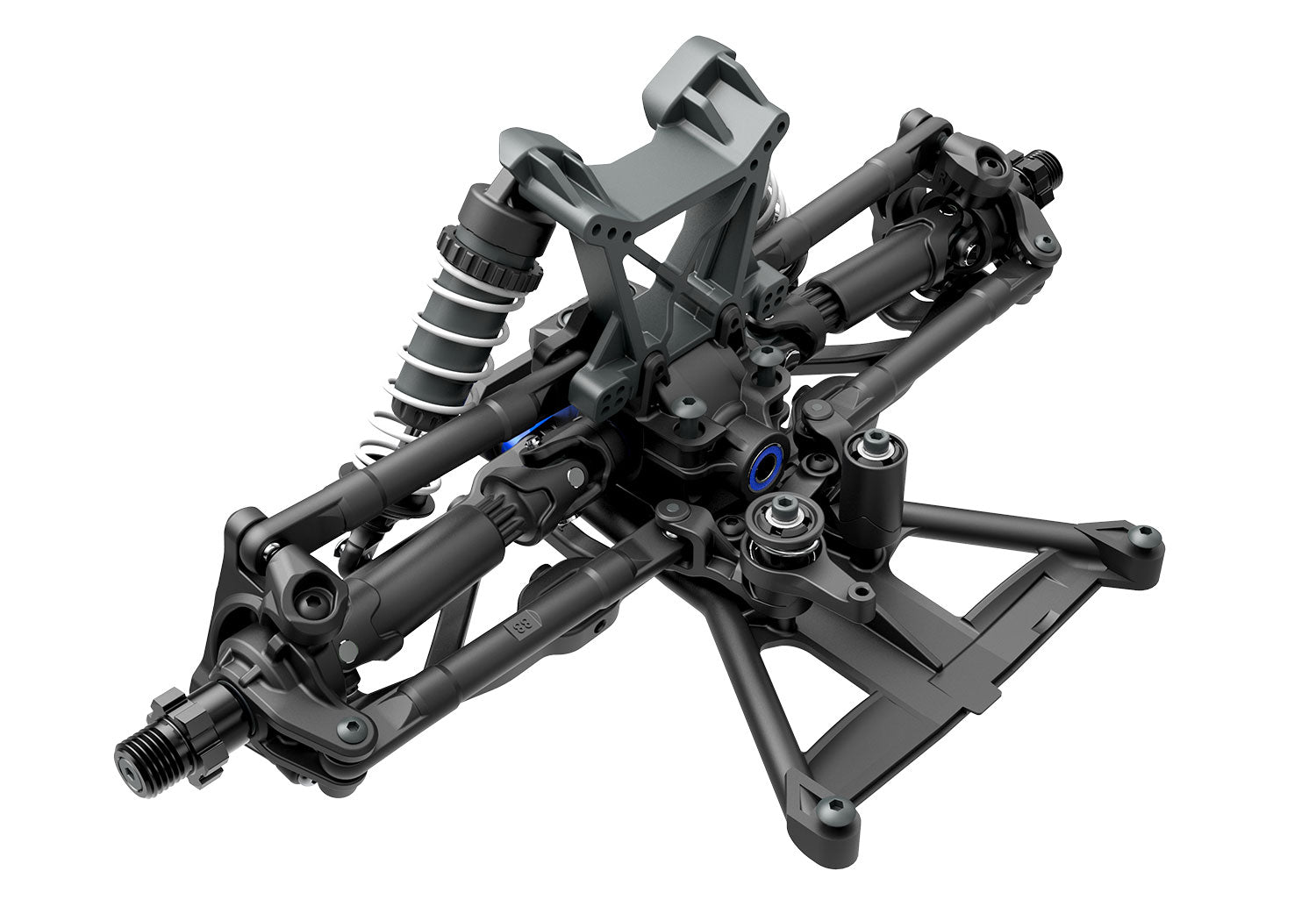 Traxxas Jato® 4X4 BL-2s: 1/8 scale 4X4 brushless buggy(Black)