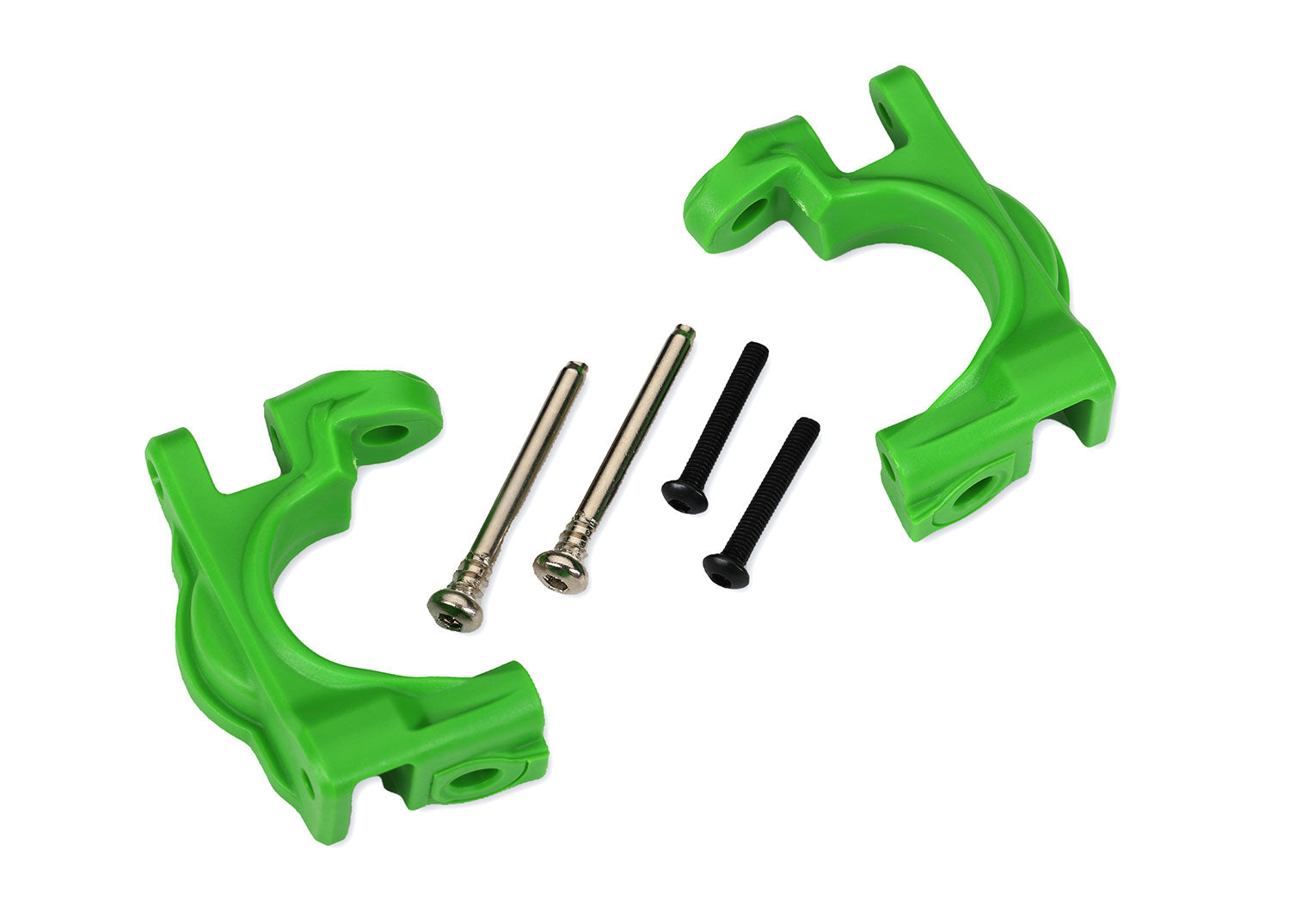 Traxxas 4x4 Extreme Heavy Duty Caster Blocks (Green) (2)