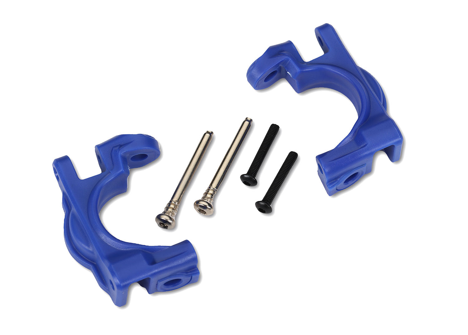 Traxxas 4x4 Extreme Heavy Duty Caster Blocks (Blue) (2)