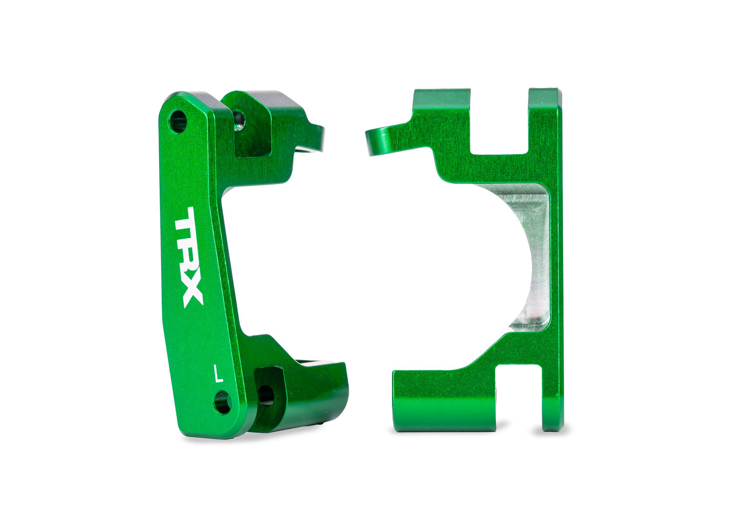 Traxxas 4X4 HD Aluminum Caster Blocks (Green) (2)