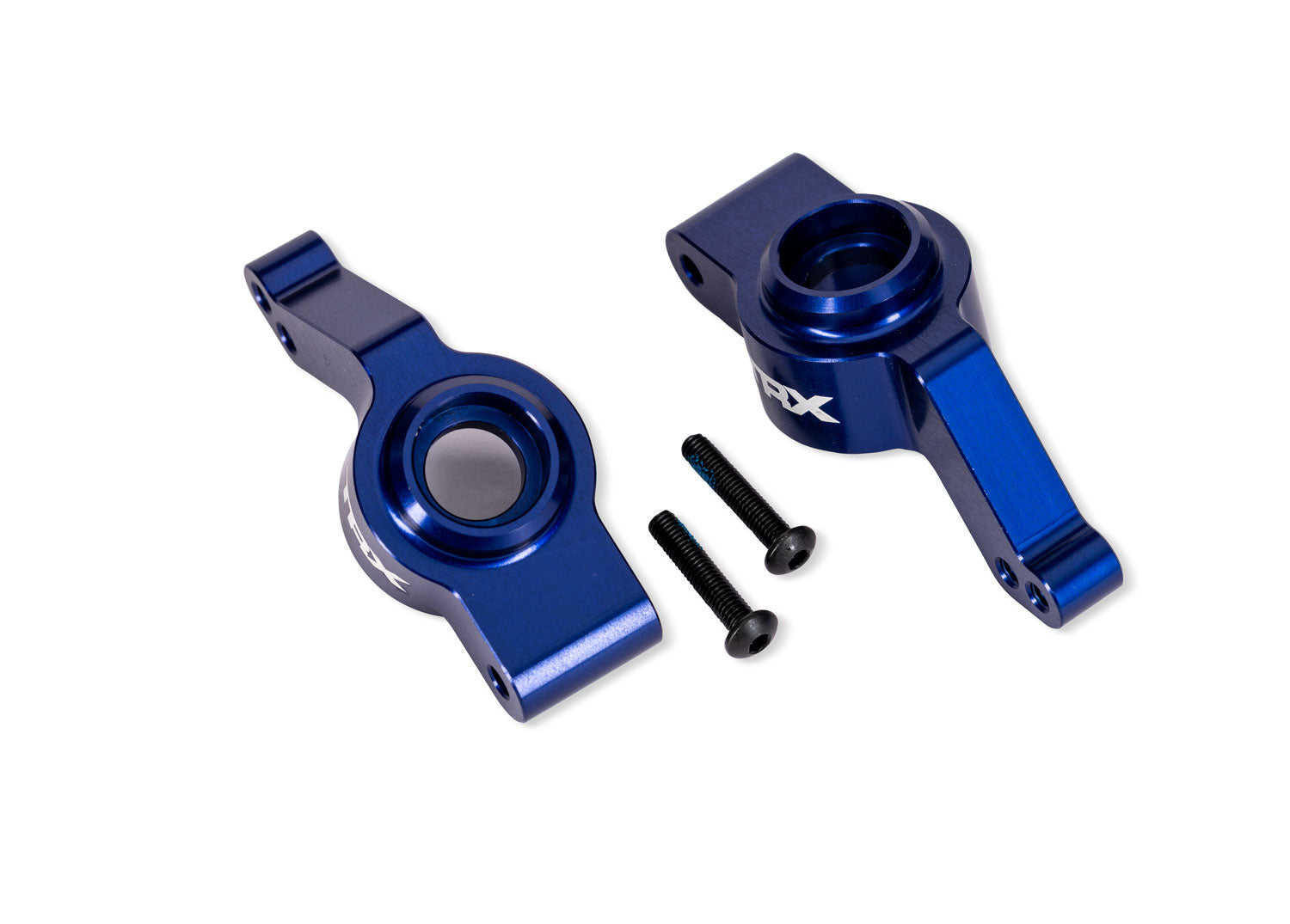 Traxxas 4X4 HD Aluminum Stub Axle Carrier (Blue) (2)