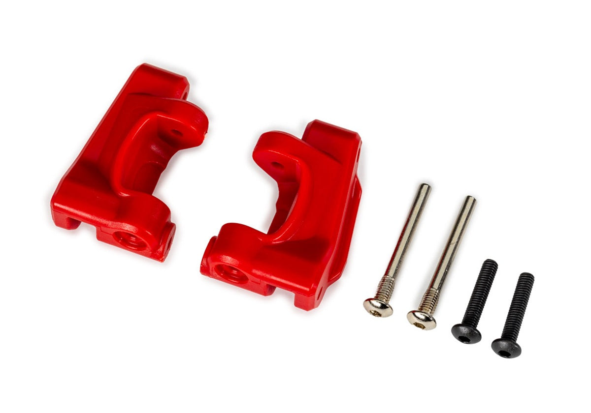Traxxas Red Extreme Heavy-Duty Caster Blocks (L&R)