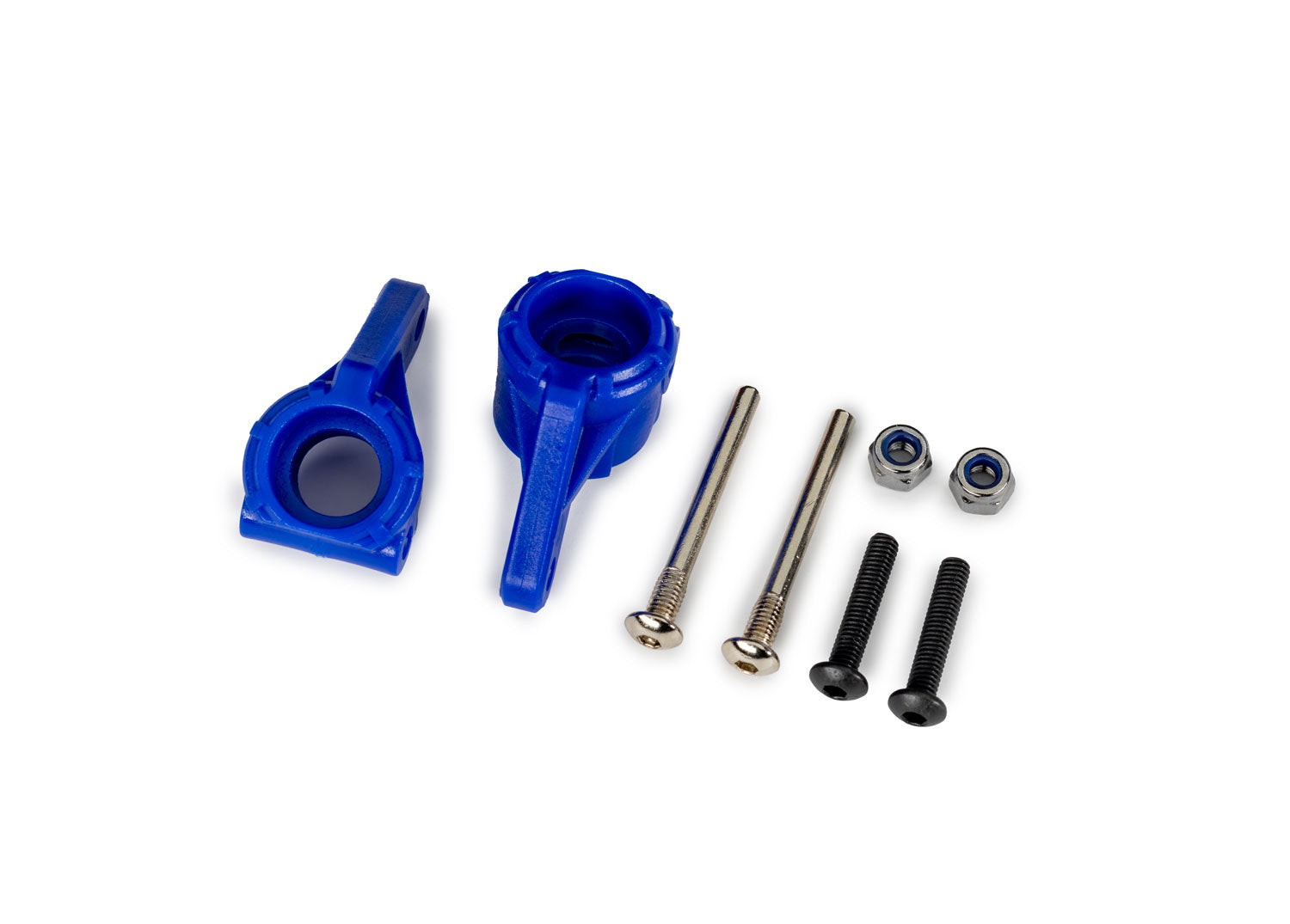 Traxxas HD Extreme Steering Blocks (Blue) (2)