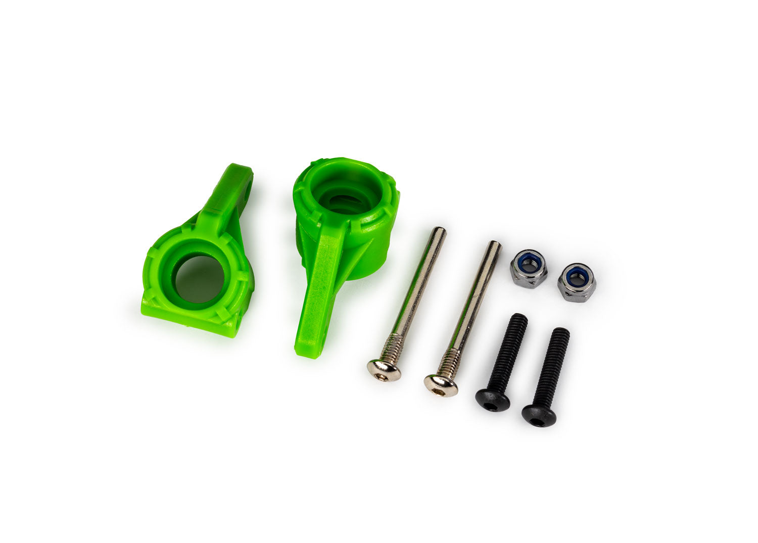 Traxxas HD Extreme Steering Blocks (Green) (2)