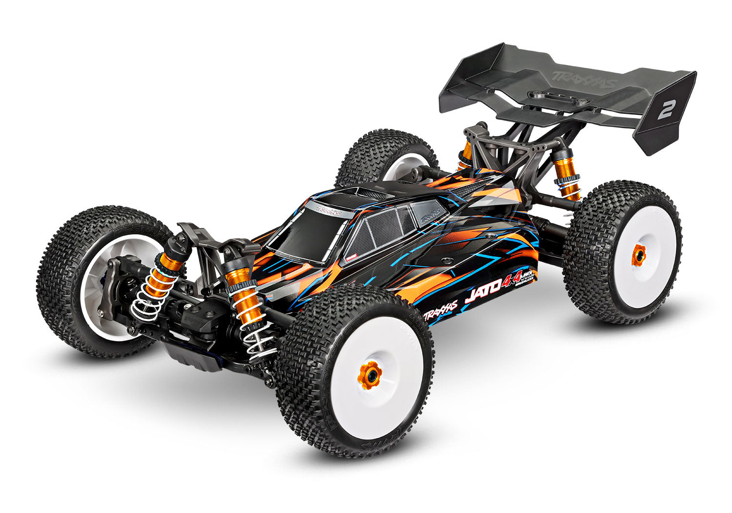 Traxxas Jato® 4x4 VXL 1/8 Brushless Electric Racing Buggy (Orange) w/TQi 2.4GHz Radio & Link Module