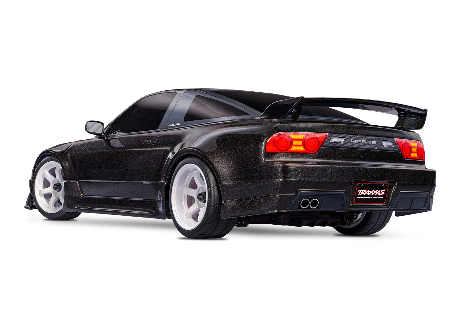 Traxxas 4-Tec® 2.0 Nissan® 240SX 1/10 RTR Electric Brushless 4WD On-Road Car (Black) w/VX3 ESC, TQi™ Sport 2.4GHz Radio & TSM®