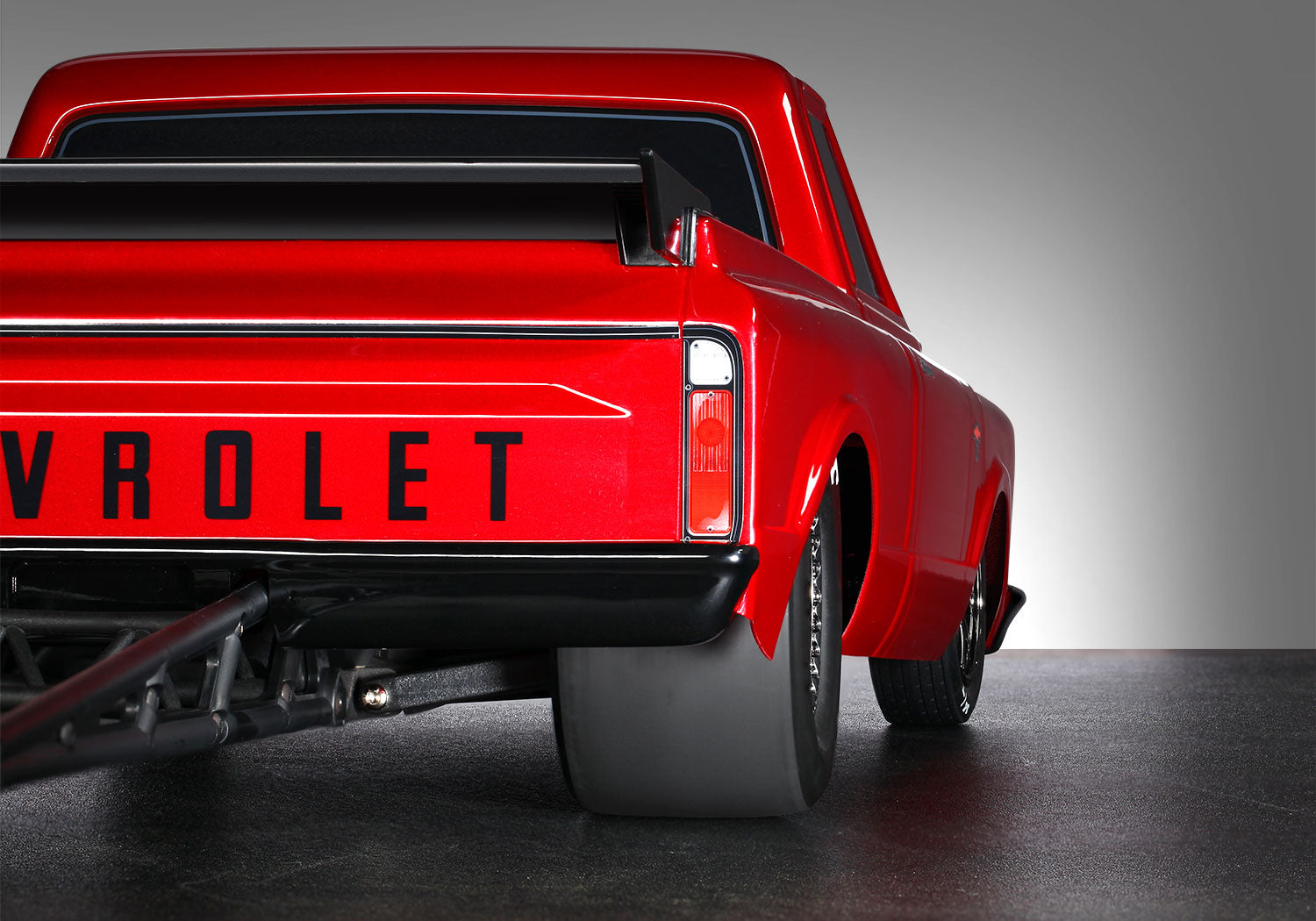 Traxxas Drag Slash HD 1967 Chevrolet C10 1/10 2WD RTR No Prep Truck (Red) w/TQi 2.4GHz Radio & TSM