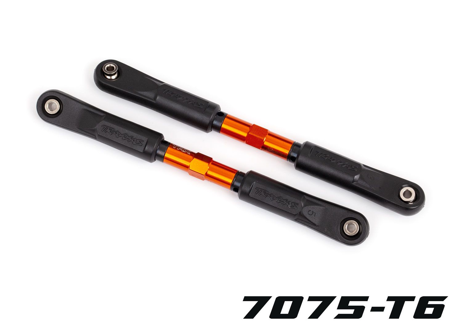 Traxxas Sledge TUBES 120 mm Orange Aluminum Toe Links (2)