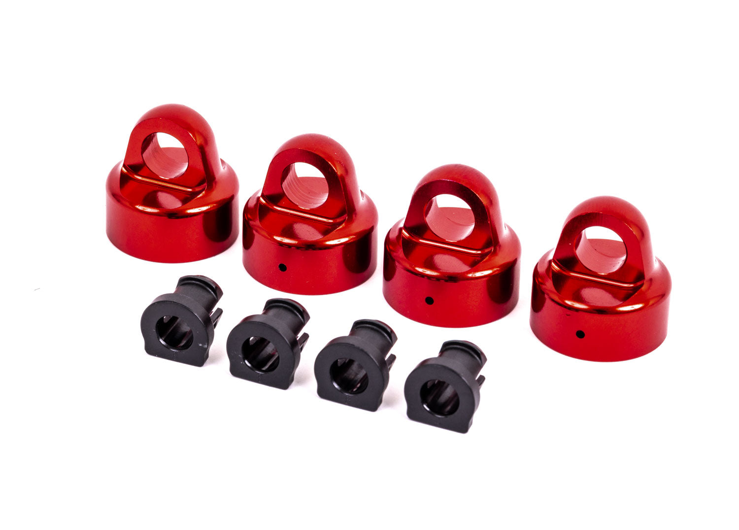 Traxxas Sledge Aluminum Gt-Maxx Shock Caps (Red) (4)