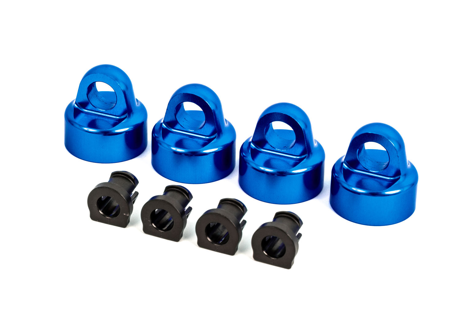 Traxxas Sledge Aluminum Gt-Maxx Shock Caps (Blue) (4)