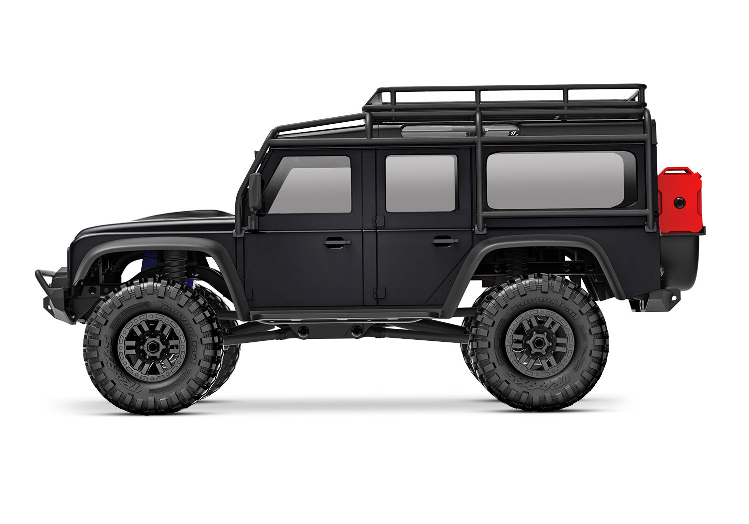 Traxxas TRX-4M® 1/18 RTR Electric Rock Crawler w/Land Rover Defender Body (Black) w/TQ™ 2.4GHz Radio