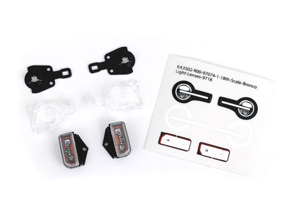 Traxxas TRX-4M Ford Bronco LED Lenses (Front & Rear)