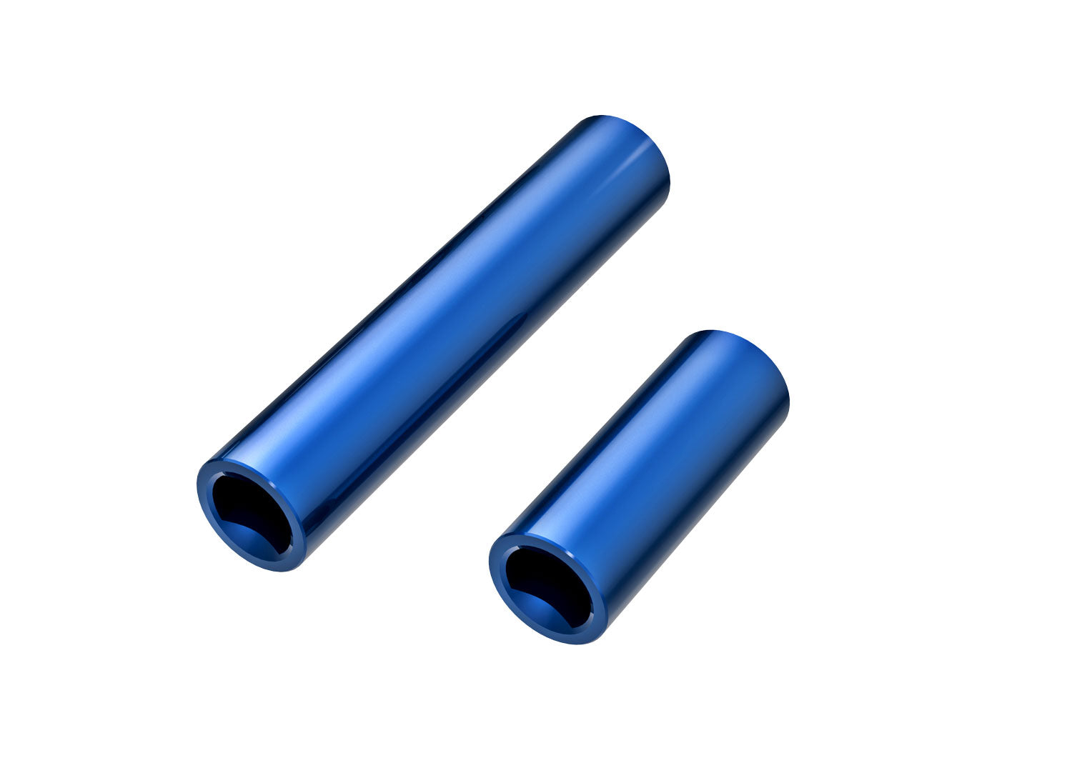 Traxxas TRX-4M Aluminum Center Driveshafts (Blue) (2)