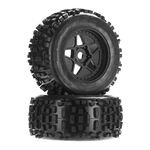 Arrma Dboots 'Back-Flip Mt 6S' Pre-Mounted Tires (Black) (2)