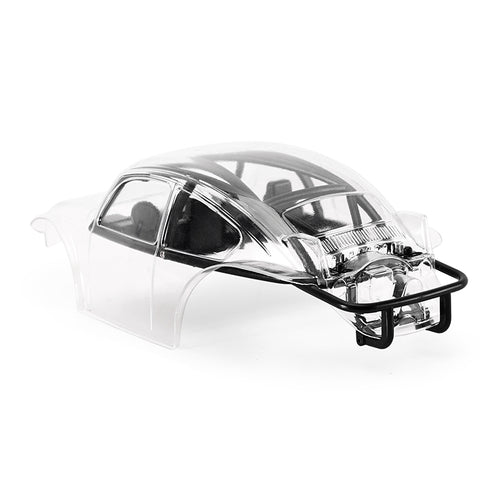 INJORA BUG24 Body With Interior For 1/24 SCX24 C10 JLU Bronco Base Camp (Clear)