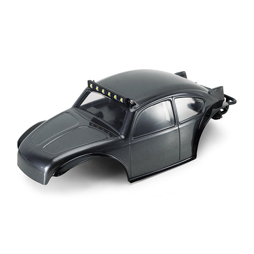 INJORA BUG24 Body With Interior For 1/24 SCX24 C10 JLU Bronco Base Camp (Grey)