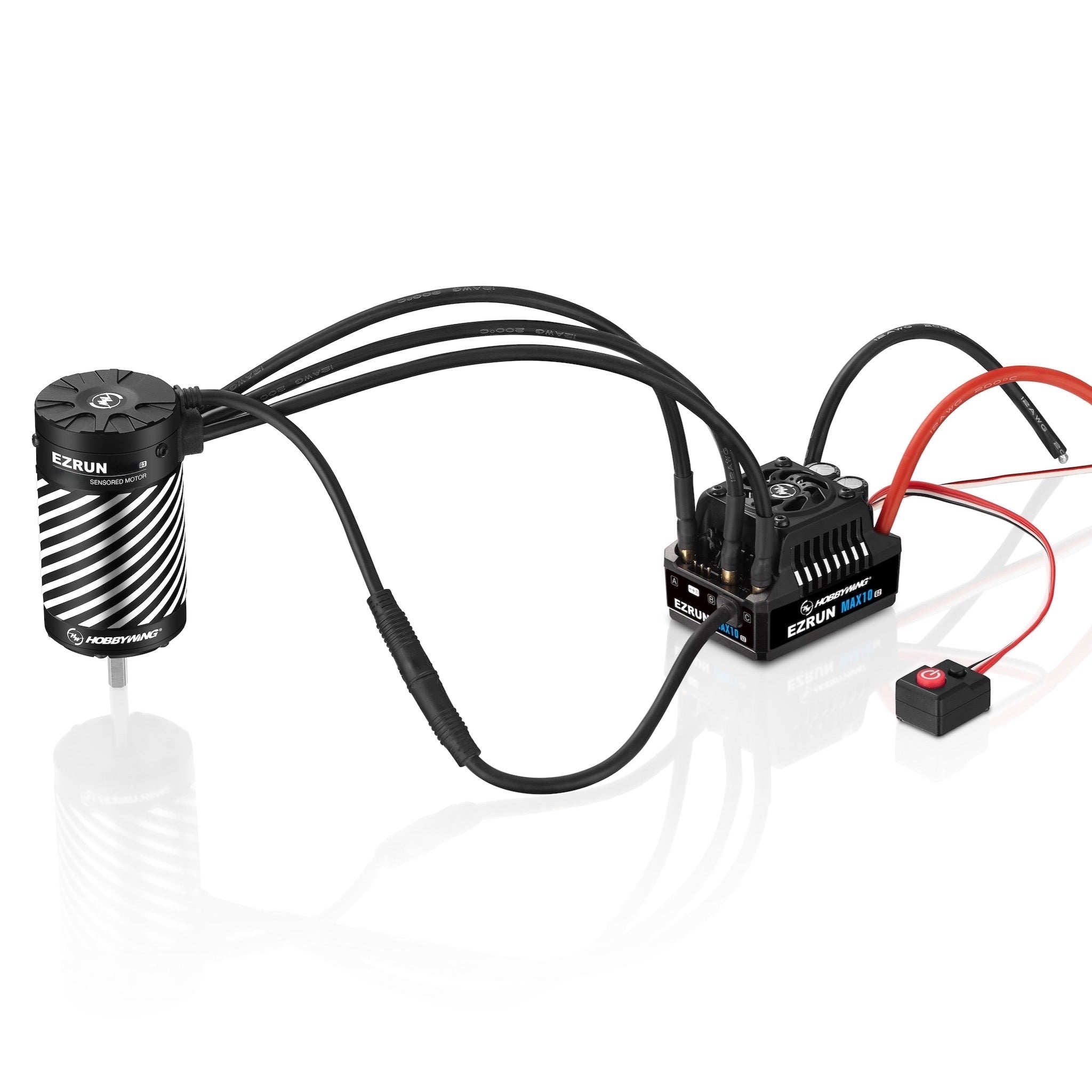 Hobbywing EZRun MAX10 G2 140 Amp Sensored Brushless Waterproof ESC/3665SD Motor Combo (2400kV)