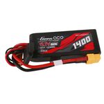 Gens Ace G-Tech Smart 3S LiPo Battery 60C (11.1V/1400mAh) w/XT60 Connector